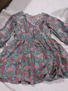 Floral Wrap Top