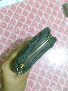 Cute Furry Gray Wallet🩶✨