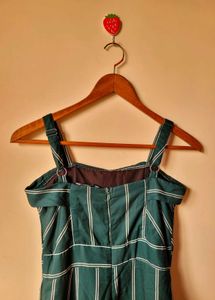 Sleeveless Green Jumpsuit