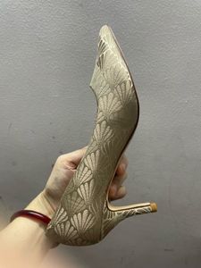 Elegant Gold Heels