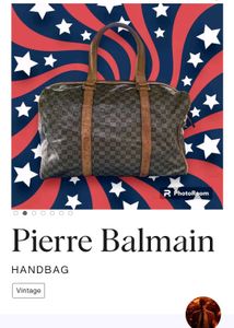 Vintage Pierre Balmain BAG 👜