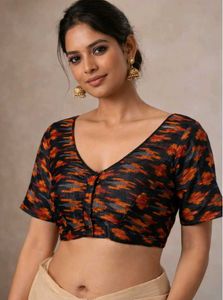⚡💌Ethnic Blouse - Ikat Pattern