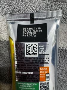 Garnier Vit C Facewash &amp; SPF50 Sunscreen Spray