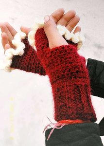 Handmade Knitted Arm Warmers