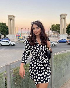 Zara polka dot Shirt dress