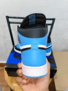 NIKE AIR JORDAN 1&#39;S RETRO HIGH &#34;UNC TOE&#34; UK7.5