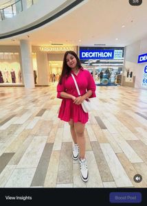 Pink Casual Mini Dress