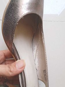 Bata Pencil Heel ( Electra Pumps) color- Chrome