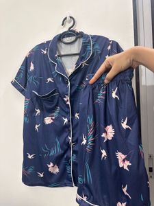 Floral Night Wear Co-ord Set