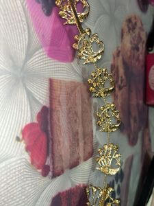 Gold Hair Chain Accessory