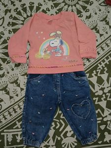 Girl Jeans👖 top