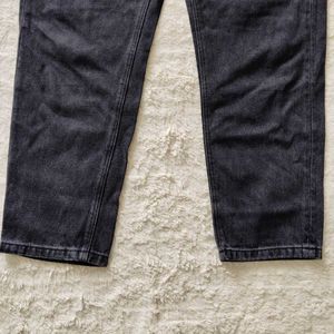 High Waist Black Denim Jeans