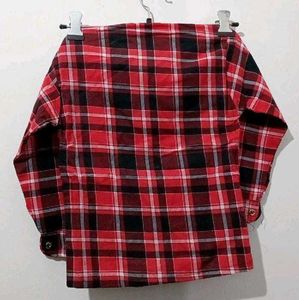 Boys Plaid Shirt &amp; Jeans Set