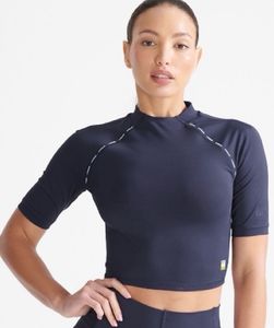 SUPERDRYHigh-Neck Running Crop Top