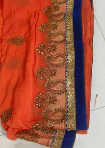 w tCotton Suit With Beautiful Embroidery Part Wear