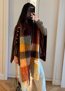 Acne Studios Mohair Checked Scarf