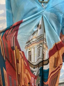 Unique Printed Kaftan Dress