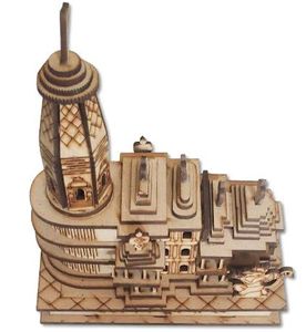 Ayodhya Ram Mandir Wooden Model