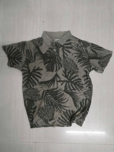 Leaf Print T-Shirt