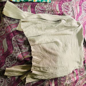 Ribbed Long Sleeve Top