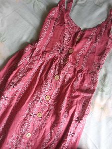 Pink Button-Down Dress🦩🦑🧁🍭✨