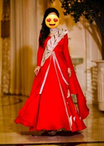 Custom Designed Red Gown