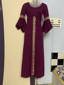 Pinterest Korean Purple Long One Piece