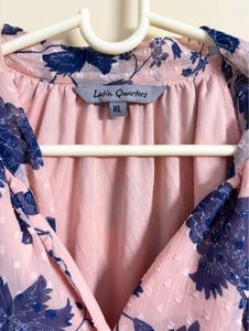 Baby Pink Floral Tiered Dress – Latin Quarters