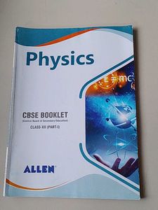 Allen Physics Class XII Booklet (Part-I)&amp;(Part-2)