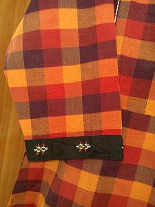 Beautiful Stylish Checked Pattern Kurti