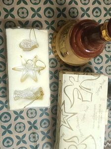 Combo Of Decanter Bell N Spun Glass