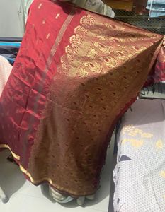 Offer - Elegant Art Silk Saree For Sale