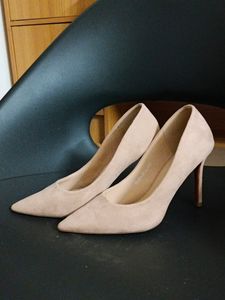 Cream Pencil Heels Formal