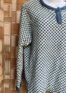 Patterned Long Sleeve  Sweater