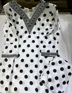 (XS) Summer Collection Polka Dot Kurta Set
