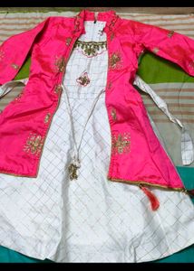 White Party Silk Frock