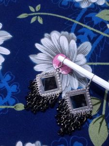 Mirror Beaded Earrings