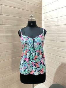Pintresty Floral Print Cami Top