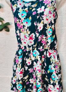 Small Size Floral Print Dress