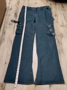 Sc8870 Real Cargo Bootcut Jeans Waist 32