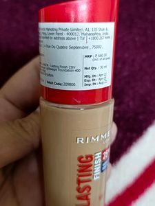UK BRAND RIMMEL LONDON FOUNDATION 30ml