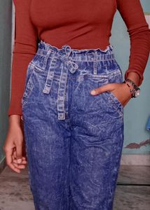 Blue Knot Denim Jeans 👖