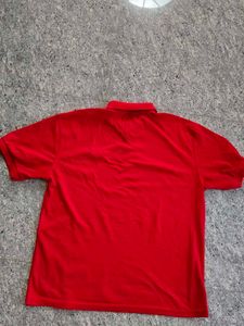 Tommy Hilfiger Red Polo Shirt