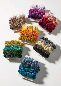Velvet scrunchies