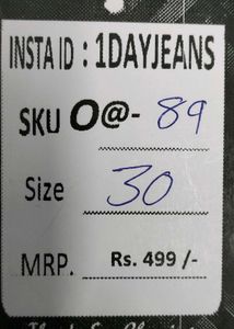 women black cargo straight jeans size 30 (O-89)