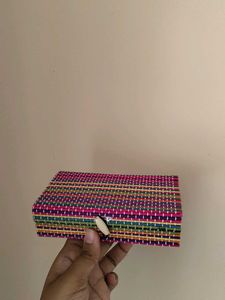 Colorful Woven Box 🌈
