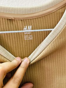 Tan Long Sleeve Top