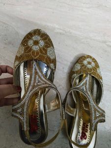 Ladies Party Wear Heel Sandals