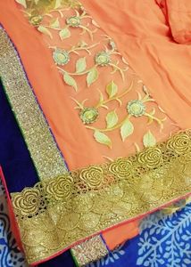 🧡 Net Georgette Saree