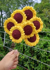 Crochet Sunflowers